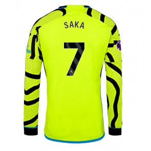 Arsenal Bukayo Saka #7 Replica Away Stadium Shirt 2023-24 Long Sleeve